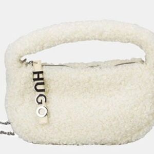 HUGO Women's White Fleece Bag